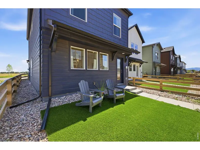 Exterior details and patio area of a home in Bloom, Fort Collins (Image 3).