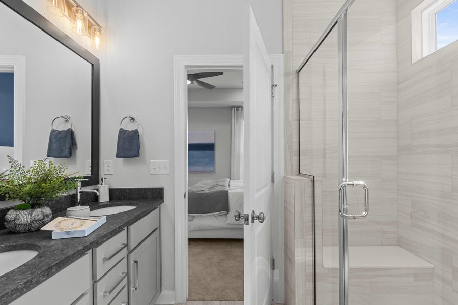 Furnished interior view inside a new home in Terrapin, Leland (Image 25).