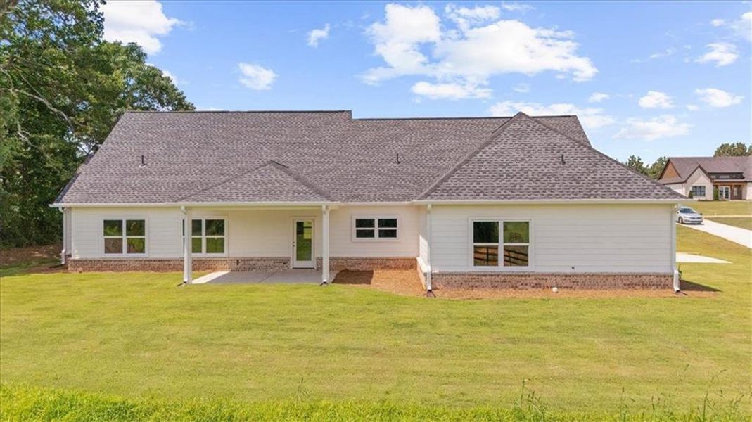 Exterior details and patio area of a home in , Cumming (Image 39).