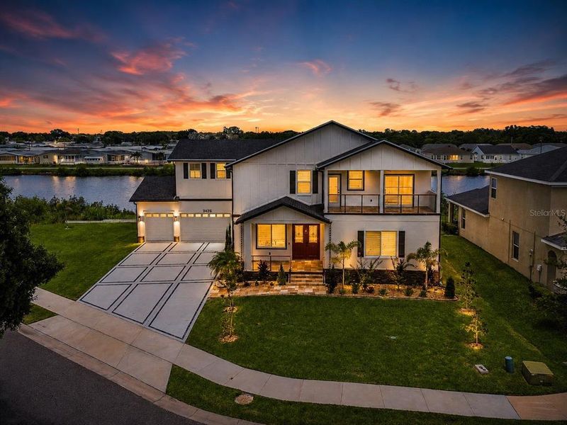 Front exterior of a new home in , Safety Harbor, FL, highlighting curb appeal (Image 33). Front exterior of a new home in , Safety Harbor, FL, highlighting curb appeal (Image 33).