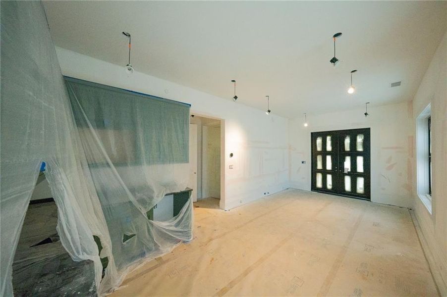In-progress construction of a new home in , Fayetteville, GA (Image 25).