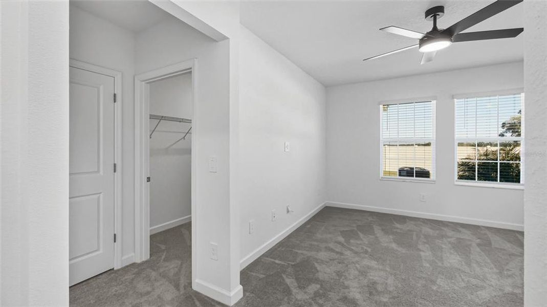 Spacious, unfurnished interior of a new home in Mirada Active Adult: Active Adult Lagoon Villas, San Antonio (Image 22). Spacious, unfurnished interior of a new home in Mirada Active Adult: Active Adult Lagoon Villas, San Antonio (Image 22).
