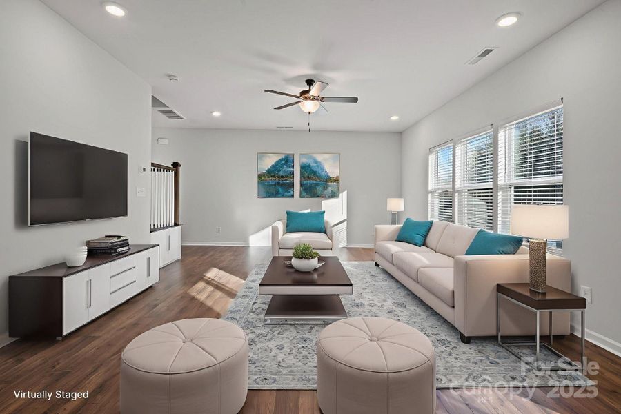 Furnished interior view inside a new home in Martha's Ridge, Statesville (Image 10). Furnished interior view inside a new home in Martha's Ridge, Statesville (Image 10).