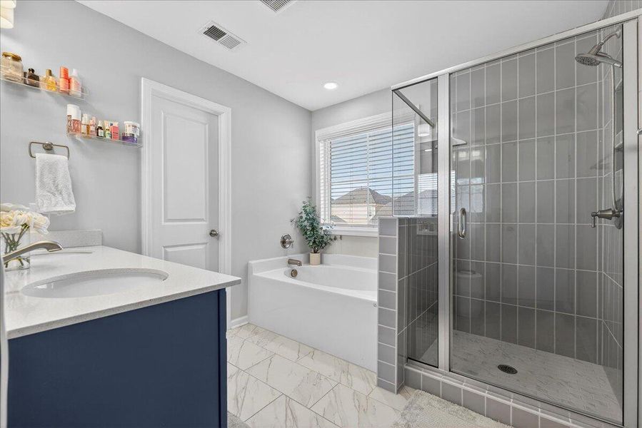 Furnished interior view inside a new home in Windsor Crossing, North Charleston (Image 30).