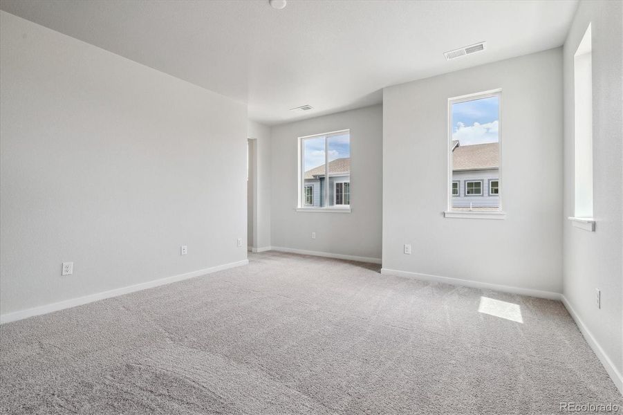 Spacious, unfurnished interior of a new home in Paired Homes at Alder Creek, Parker (Image 19). Spacious, unfurnished interior of a new home in Paired Homes at Alder Creek, Parker (Image 19).