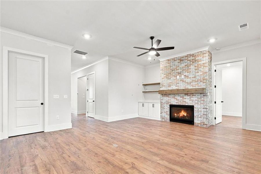 Spacious, unfurnished interior of a new home in , Ellijay (Image 43).