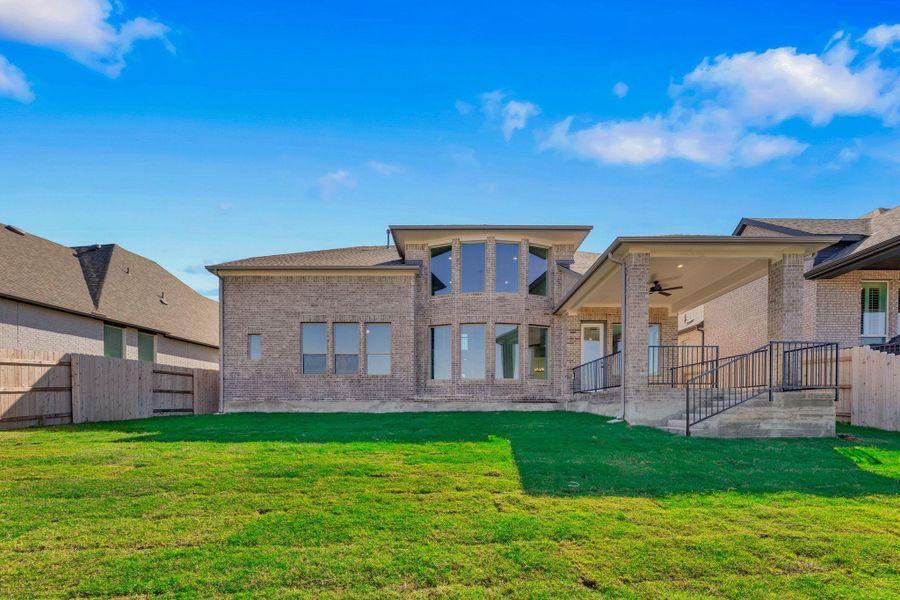 Exterior details and patio area of a home in Flora - 60', Hutto (Image 4). Exterior details and patio area of a home in Flora - 60', Hutto (Image 4).