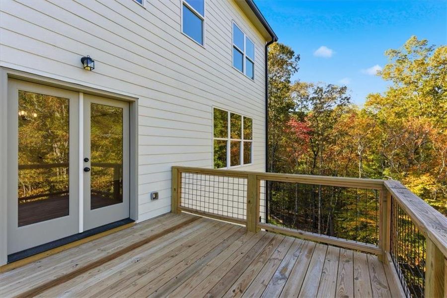 Exterior details and patio area of a home in , Cartersville (Image 20).