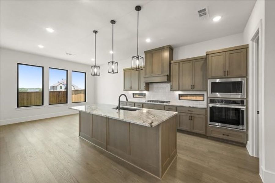 Furnished interior view inside a new home in Rio Vista at Kelly Ranch, Aledo (Image 30).
