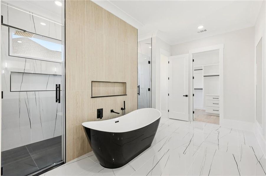 Furnished interior view inside a new home in , Dacula (Image 16).