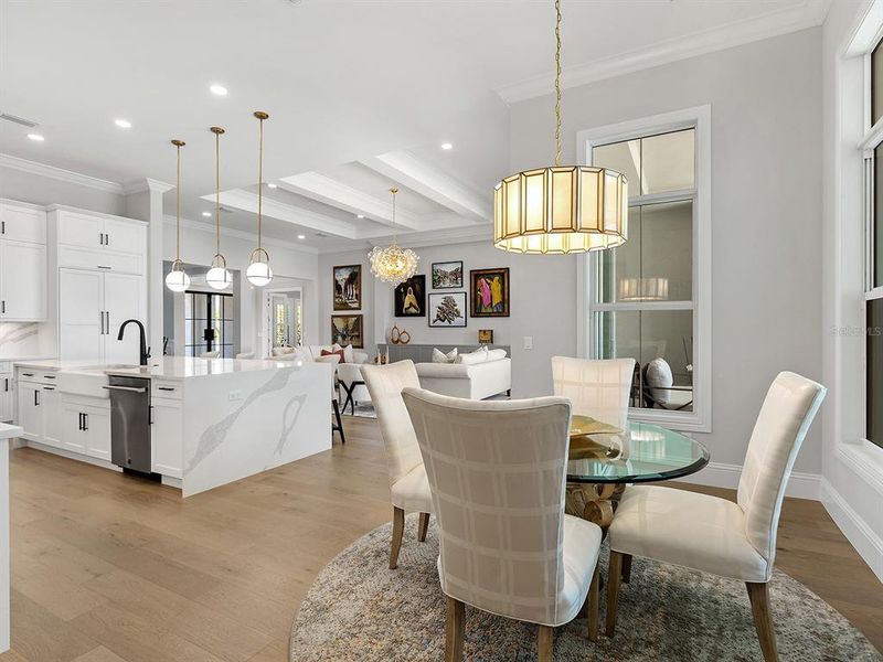 Furnished interior view inside a new home in , Sarasota (Image 46).