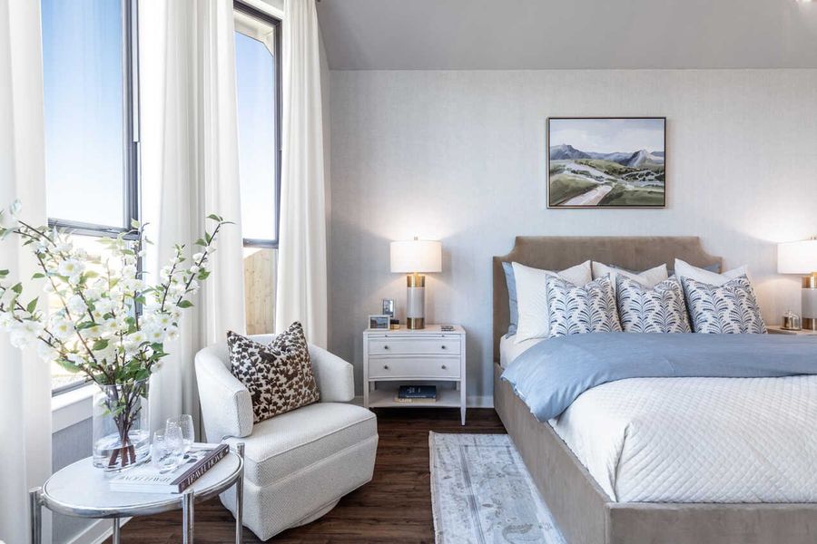 Representative Primary Bedroom - some options shown