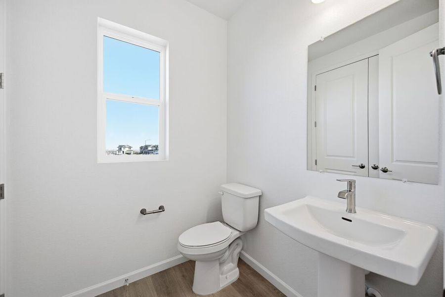 Furnished interior view inside a new home in Trailstone, Arvada (Image 7).