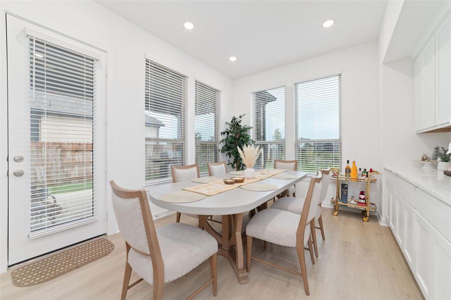 Furnished interior view inside a new home in Elyson, Katy (Image 30).