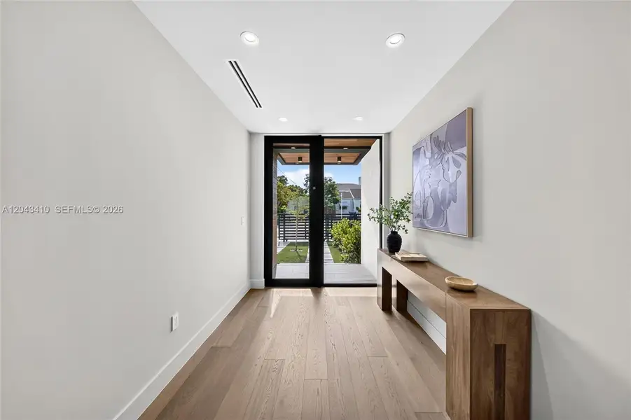 Furnished interior view inside a new home in , Miami (Image 10).