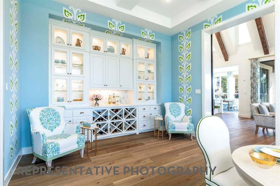 Furnished interior view inside a new home in Wildflower Ranch, Dish (Image 29).