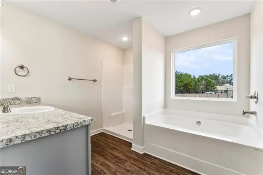 Furnished interior view inside a new home in , Hampton (Image 7).