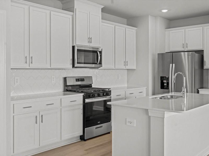 Furnished interior view inside a new home in Creek Ridge - Heritage Collection, Spartanburg (Image 3).