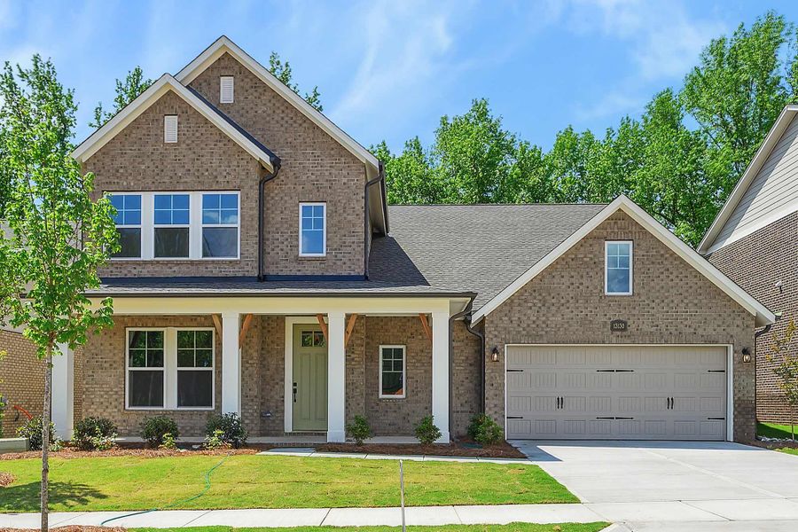 Representative exterior photo of a completed home built from the The Newell by David Weekley Homes in Whitley Preserve – Enclave Collection, Mint Hill, NC (Image 1). Representative exterior photo of a completed home built from the The Newell by David Weekley Homes in Whitley Preserve – Enclave Collection, Mint Hill, NC (Image 1).