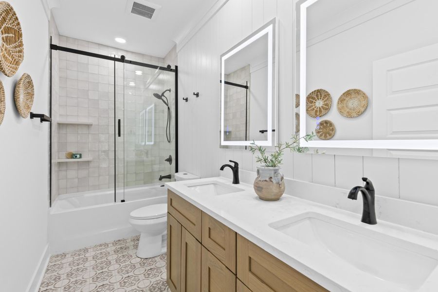 Furnished interior view inside a new home in , North Charleston (Image 43).