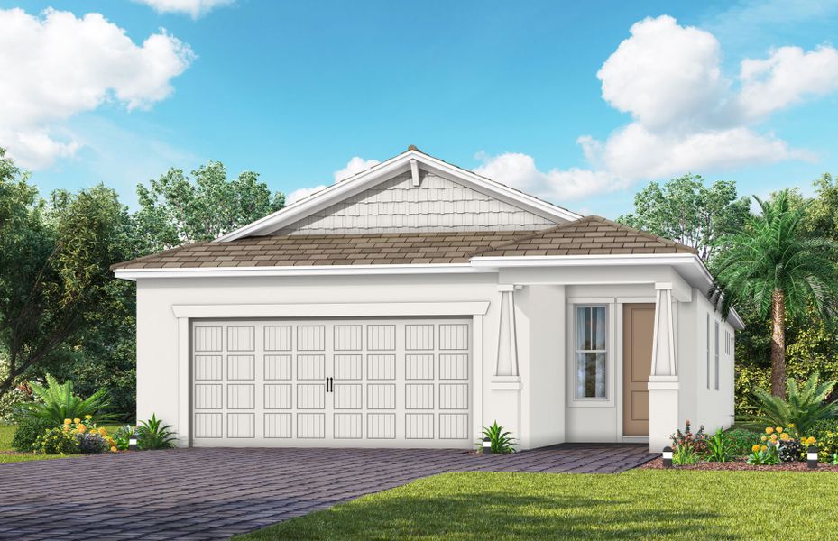 Representative exterior photo of a completed home built from the Hallmark by Pulte Homes in SeaFlower, Bradenton, FL (Image 17). Representative exterior photo of a completed home built from the Hallmark by Pulte Homes in SeaFlower, Bradenton, FL (Image 17).