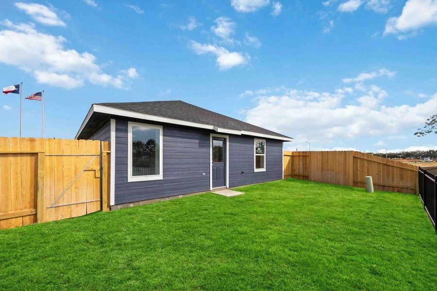 Exterior details and patio area of a home in Garver Heights, Houston (Image 2). Exterior details and patio area of a home in Garver Heights, Houston (Image 2).