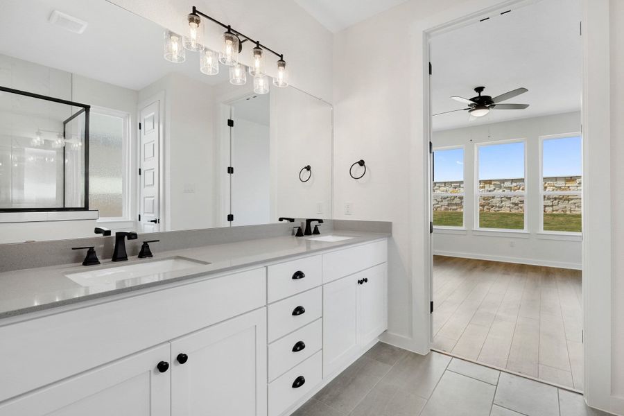 Furnished interior view inside a new home in Flora, Hutto (Image 16).
