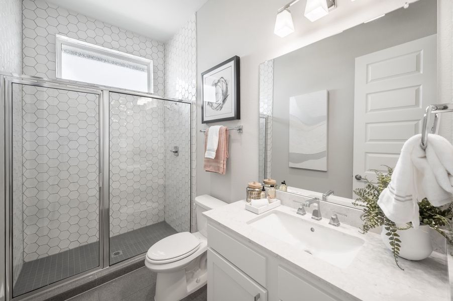 Representative furnished interior of a home built from the Casoria by Tri Pointe Homes in Solace Collection At Evergrove, Richmond (Image 40).
