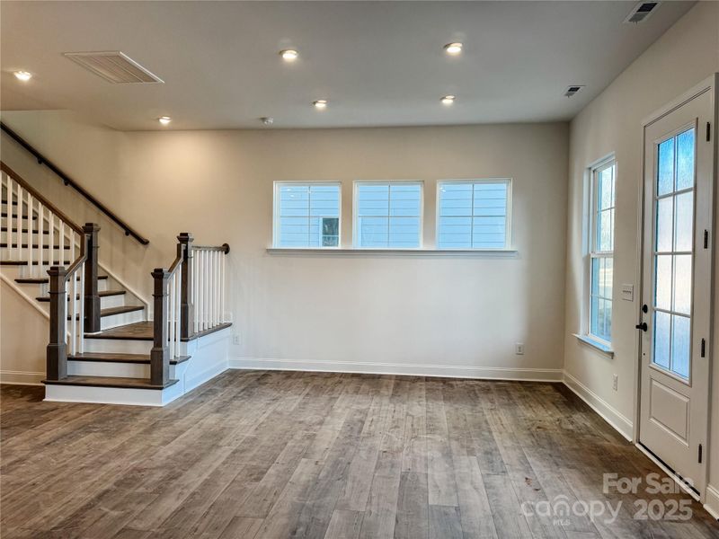 Spacious, unfurnished interior of a new home in The River District Townhomes, Charlotte (Image 16).