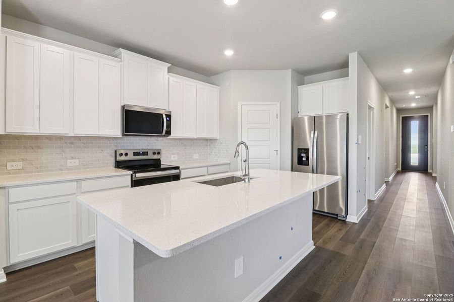 Furnished interior view inside a new home in , San Antonio (Image 8). Furnished interior view inside a new home in , San Antonio (Image 8).