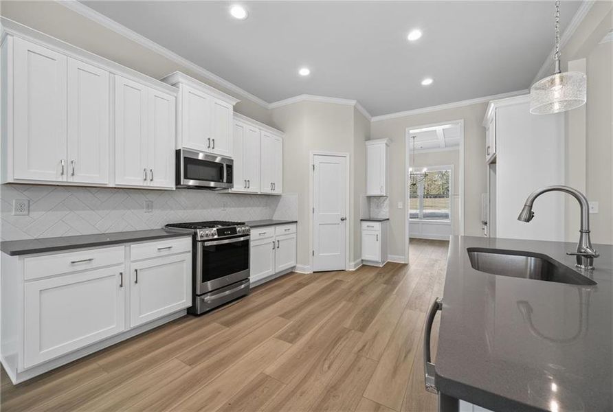 Furnished interior view inside a new home in , Loganville (Image 12).