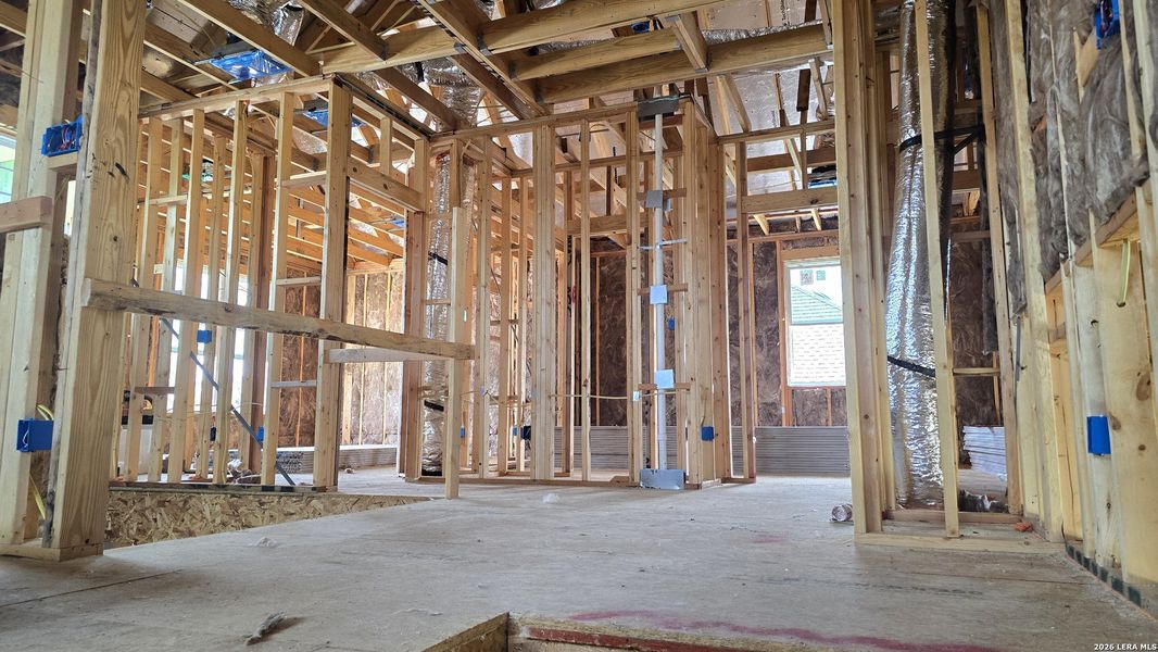In-progress construction of a new home in Village at Three Oaks, Seguin, TX (Image 12).