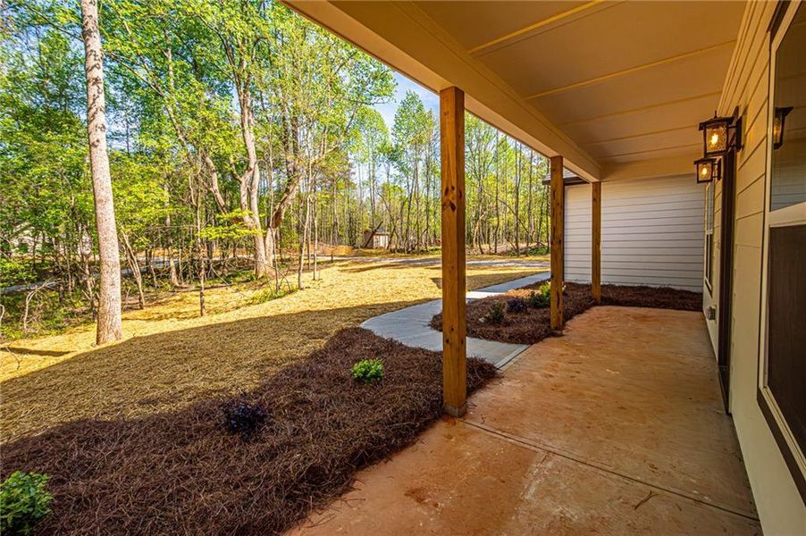 Exterior details and patio area of a home in , Dawsonville (Image 30).
