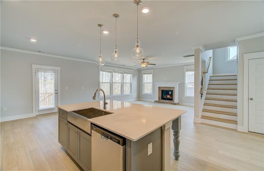 Furnished interior view inside a new home in Brush Arbor, McDonough (Image 6).