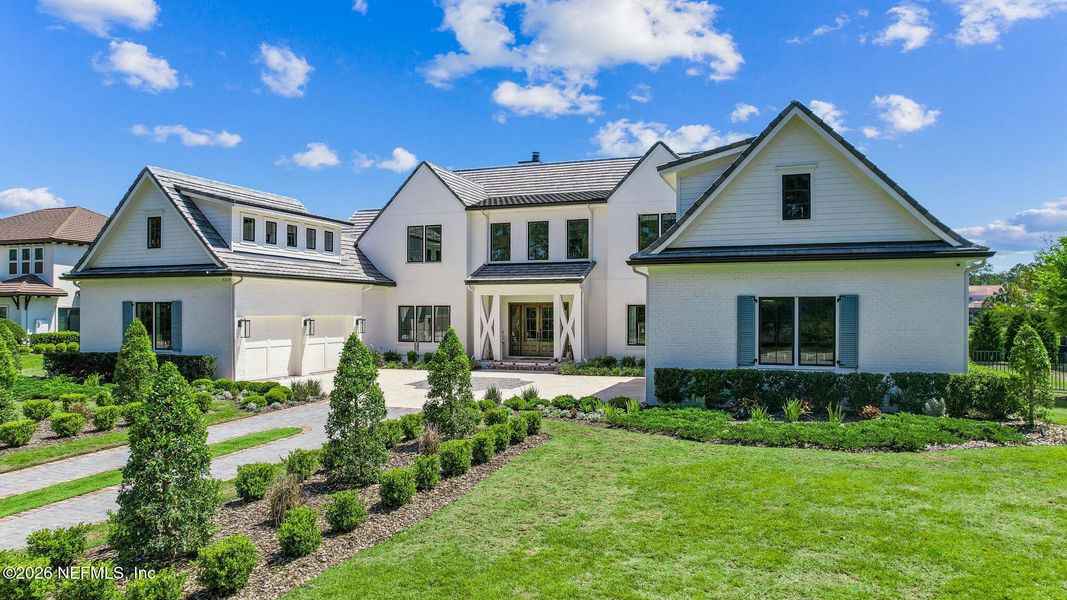 Front exterior of a new home in , Jacksonville, FL, highlighting curb appeal (Image 25).