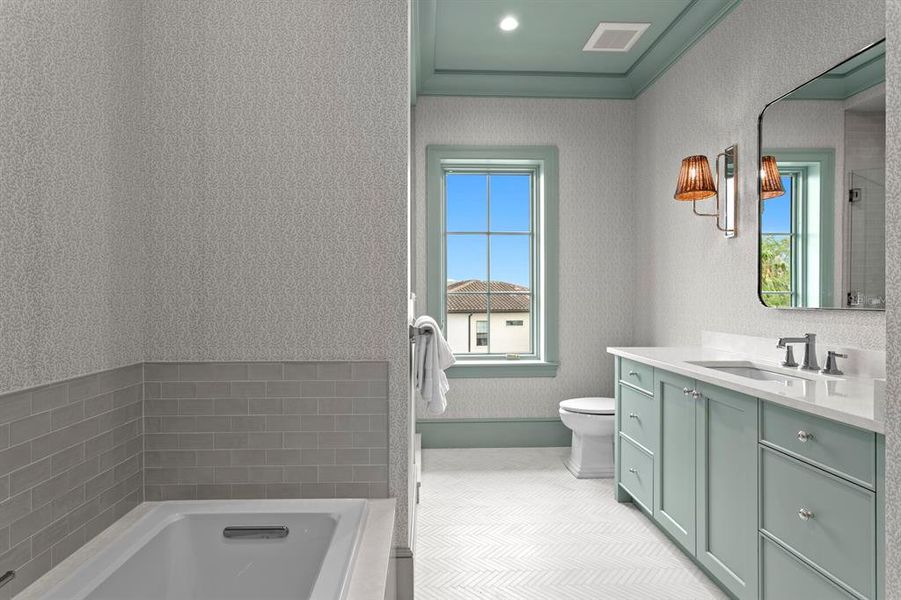 Furnished interior view inside a new home in , Tampa (Image 7).