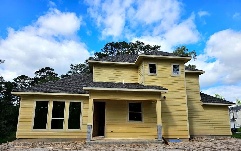 In-progress construction of a new home in , Porter Heights, TX (Image 9).