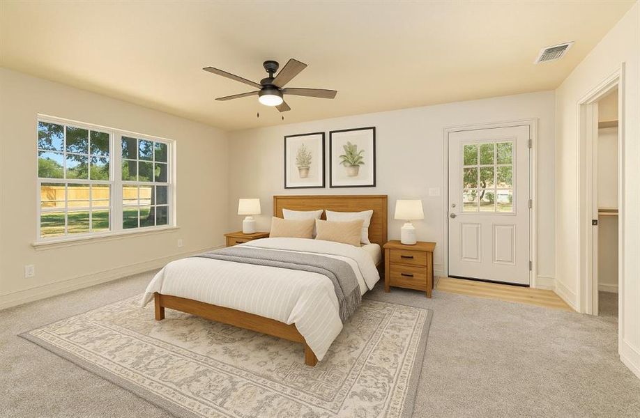 Furnished interior view inside a new home in , Brownwood (Image 8). Furnished interior view inside a new home in , Brownwood (Image 8).