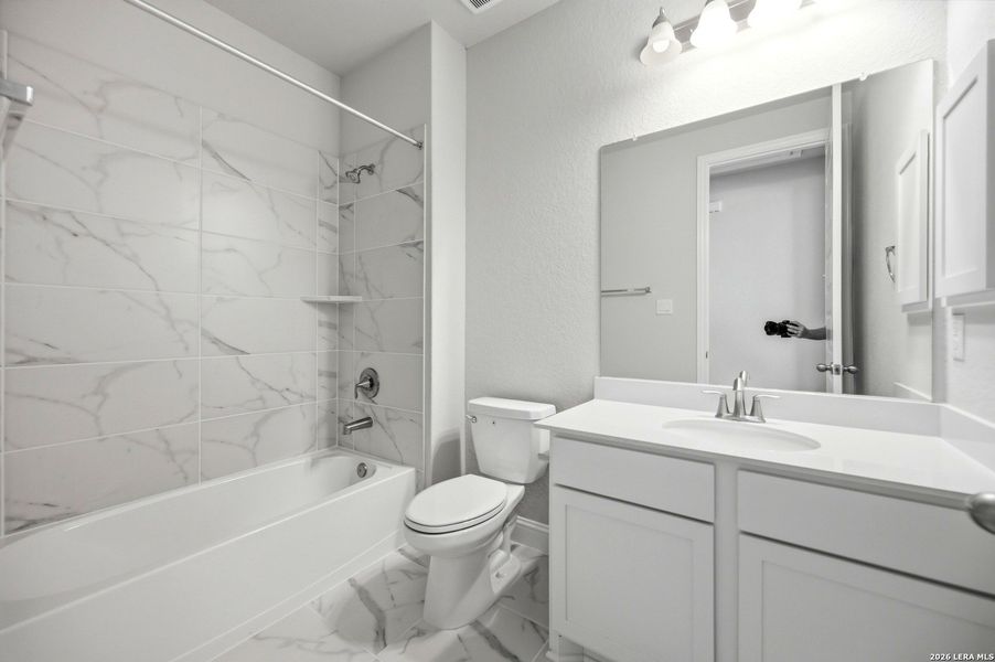 Furnished interior view inside a new home in The Parklands, Schertz (Image 34).