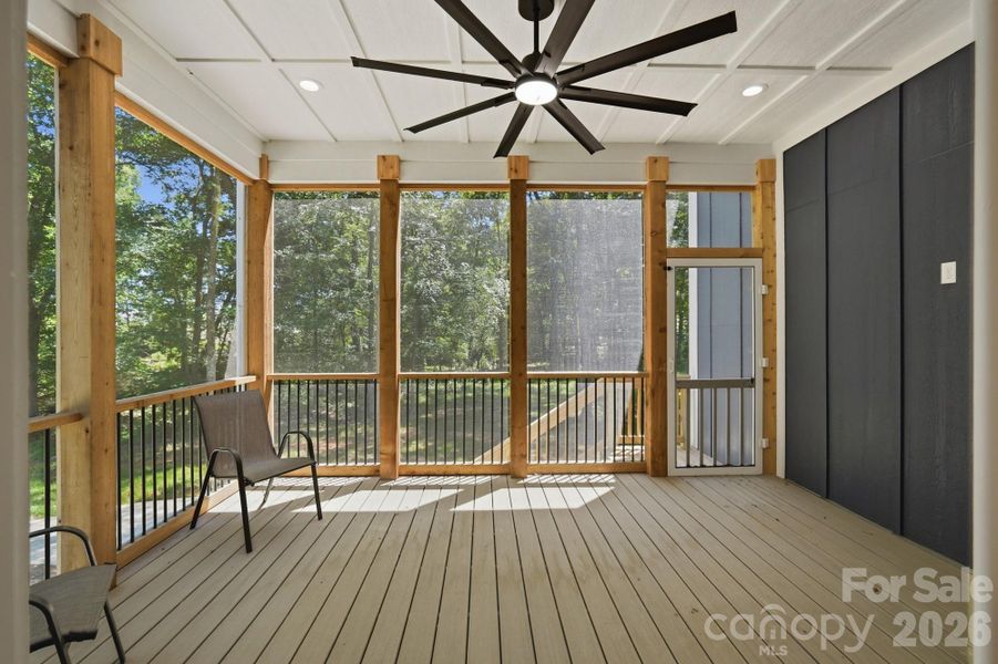 Exterior details and patio area of a home in , Monroe (Image 24).