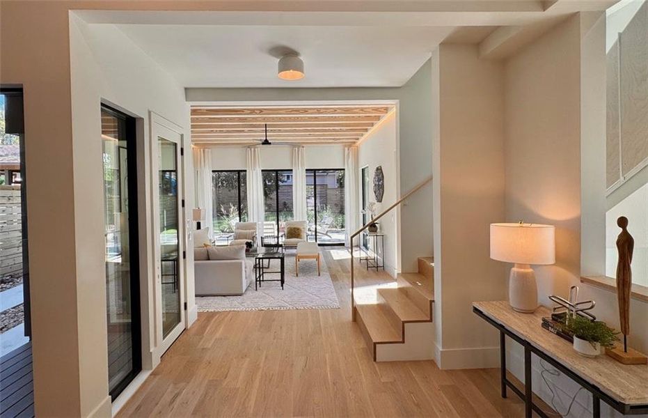 Furnished interior view inside a new home in , Atlanta (Image 5).