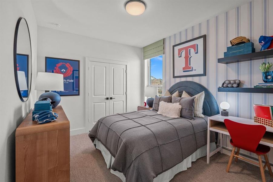 Furnished interior view inside a new home in East Village - Classic Series, Frisco (Image 5).