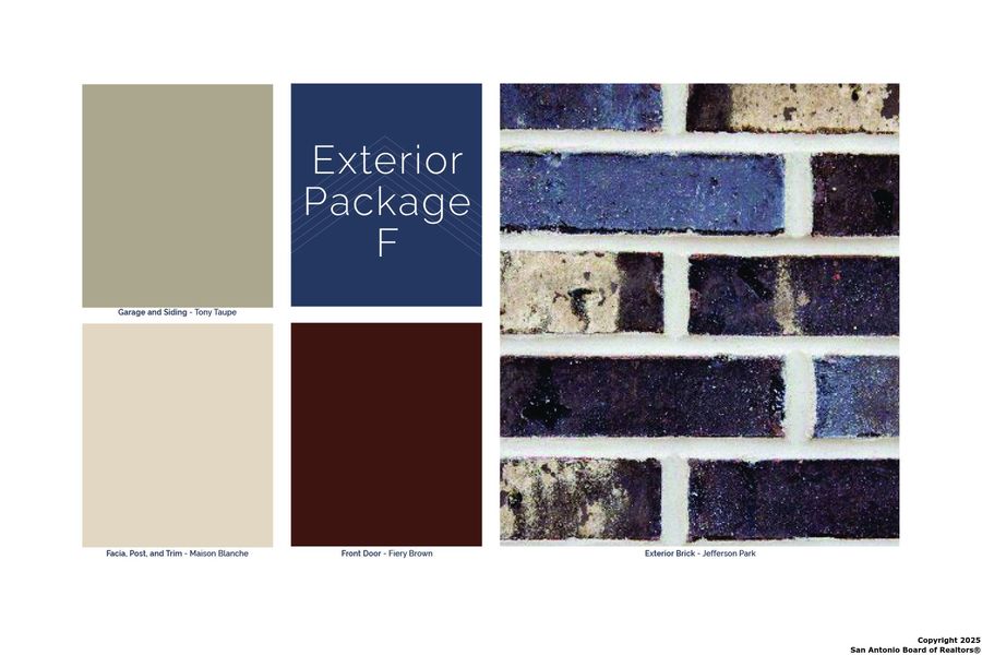 Sample of building materials used in homes in Hunters Ranch, San Antonio (Image 19).