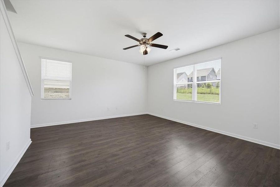 Spacious, unfurnished interior of a new home in Twin Lakes, Hoschton (Image 38). Spacious, unfurnished interior of a new home in Twin Lakes, Hoschton (Image 38).