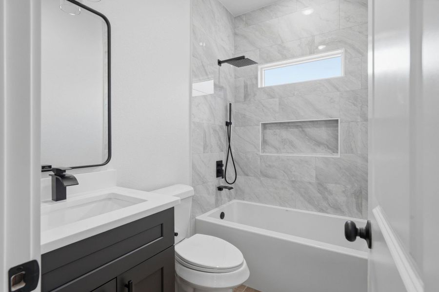 Furnished interior view inside a new home in , Conroe (Image 9). Furnished interior view inside a new home in , Conroe (Image 9).