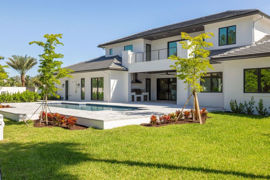 Exterior details and patio area of a home in , North Palm Beach (Image 33). Exterior details and patio area of a home in , North Palm Beach (Image 33).