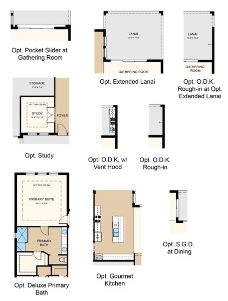 2D floor plan layout of this home in Harvest at Ovation, Winter Garden, FL (Image 3). 2D floor plan layout of this home in Harvest at Ovation, Winter Garden, FL (Image 3).