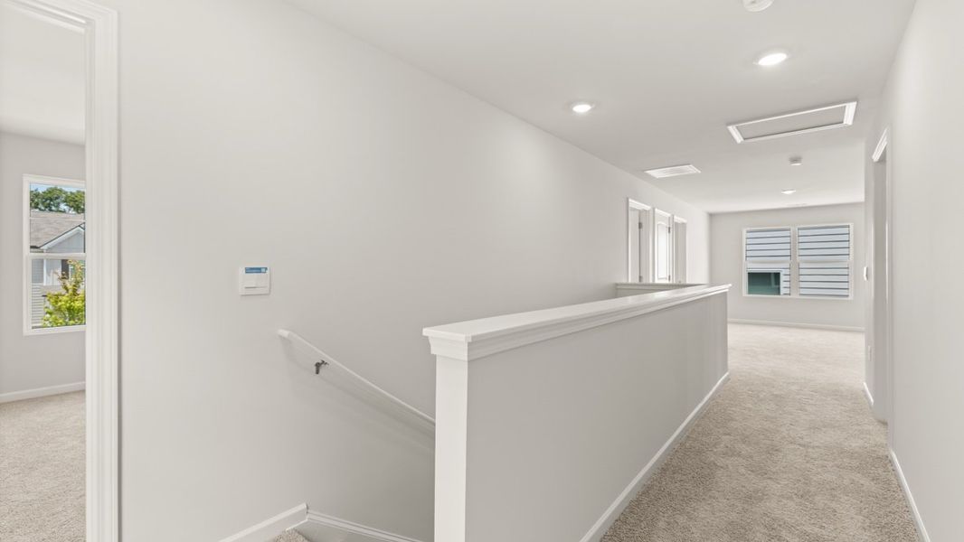 Representative unfurnished interior of a home built from the Fayette ll by D.R. Horton in Braselton Village, Braselton (Image 22).