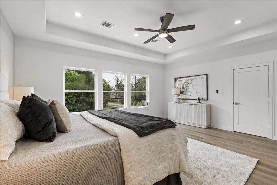 Furnished interior view inside a new home in , Houston (Image 30).
