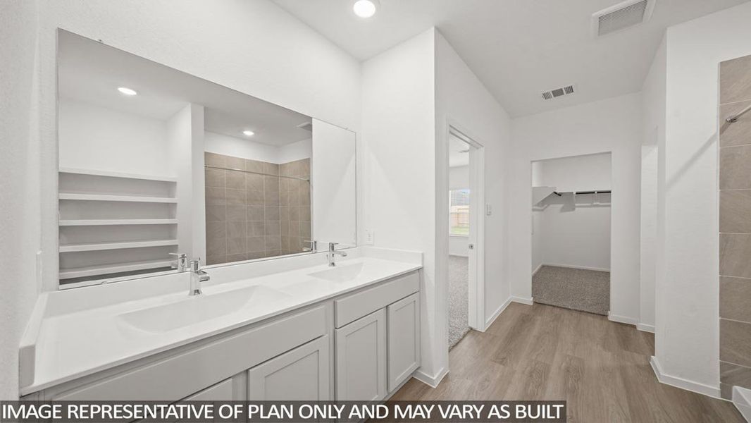 Furnished interior view inside a new home in New Waverly Station, New Waverly (Image 7).